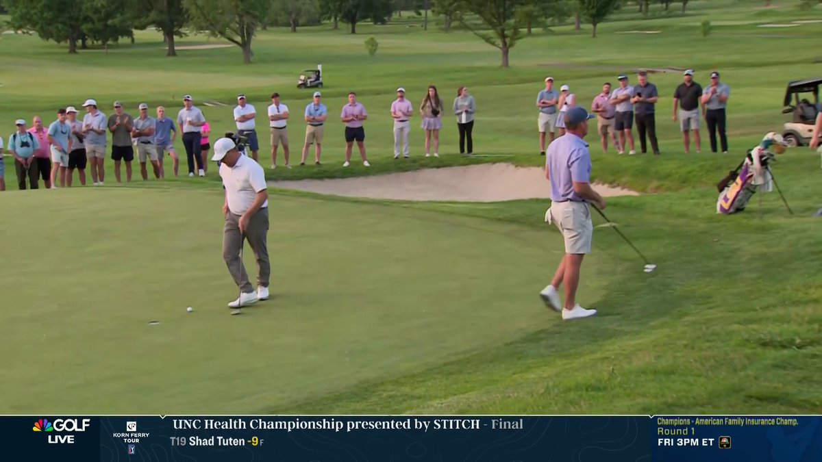 40 holes on Golf's Longest Day! ⛳️ Peterson gave it a run, but in the end it's Zac Blair getting the 4th and final spot from the Springfield Country Club qualifier.
