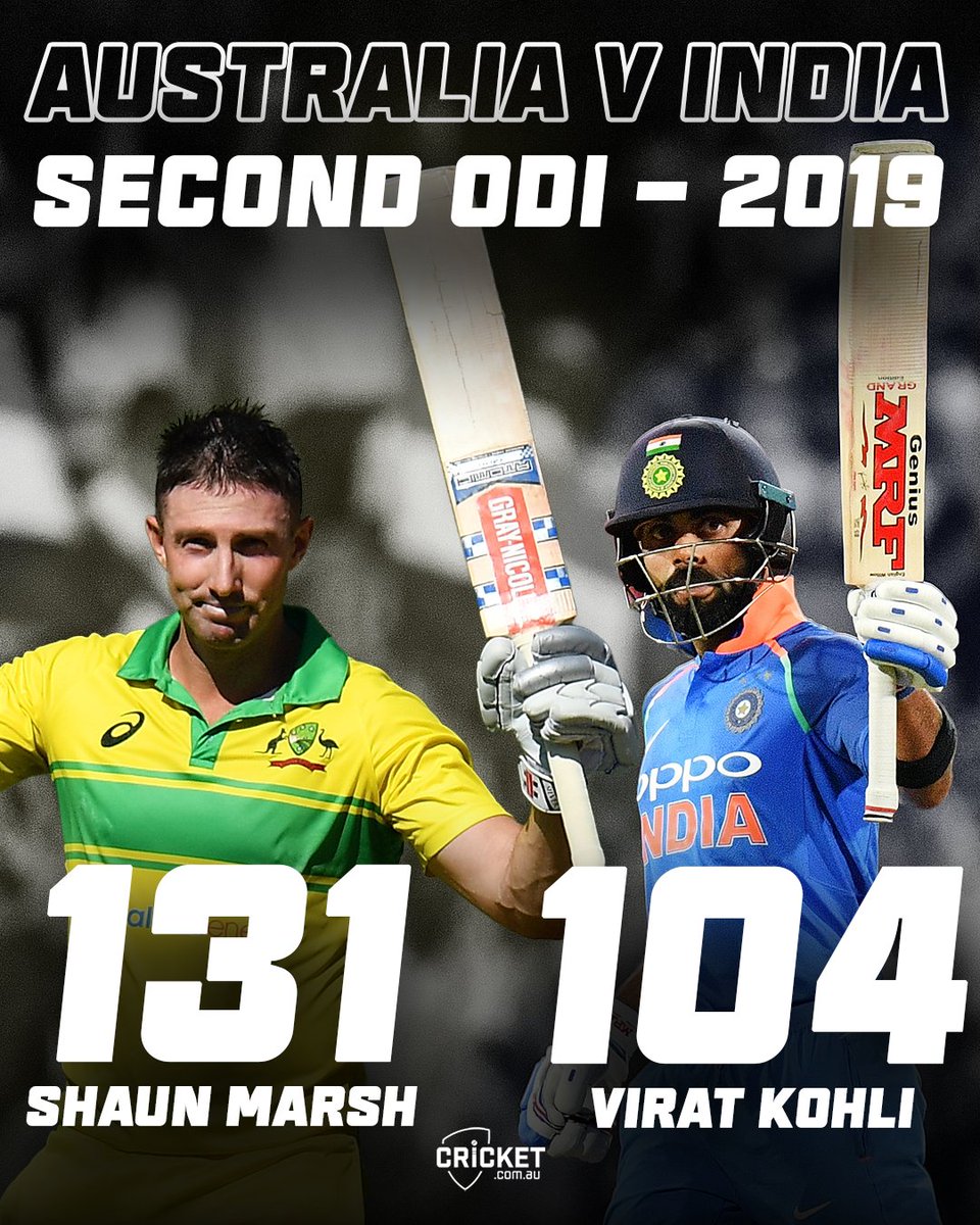 Remember when Shaun Marsh and Virat Kohli each scored hundreds back in the second ODI in 2019? Register for pre-sale tickets and don't miss India's return this summer: