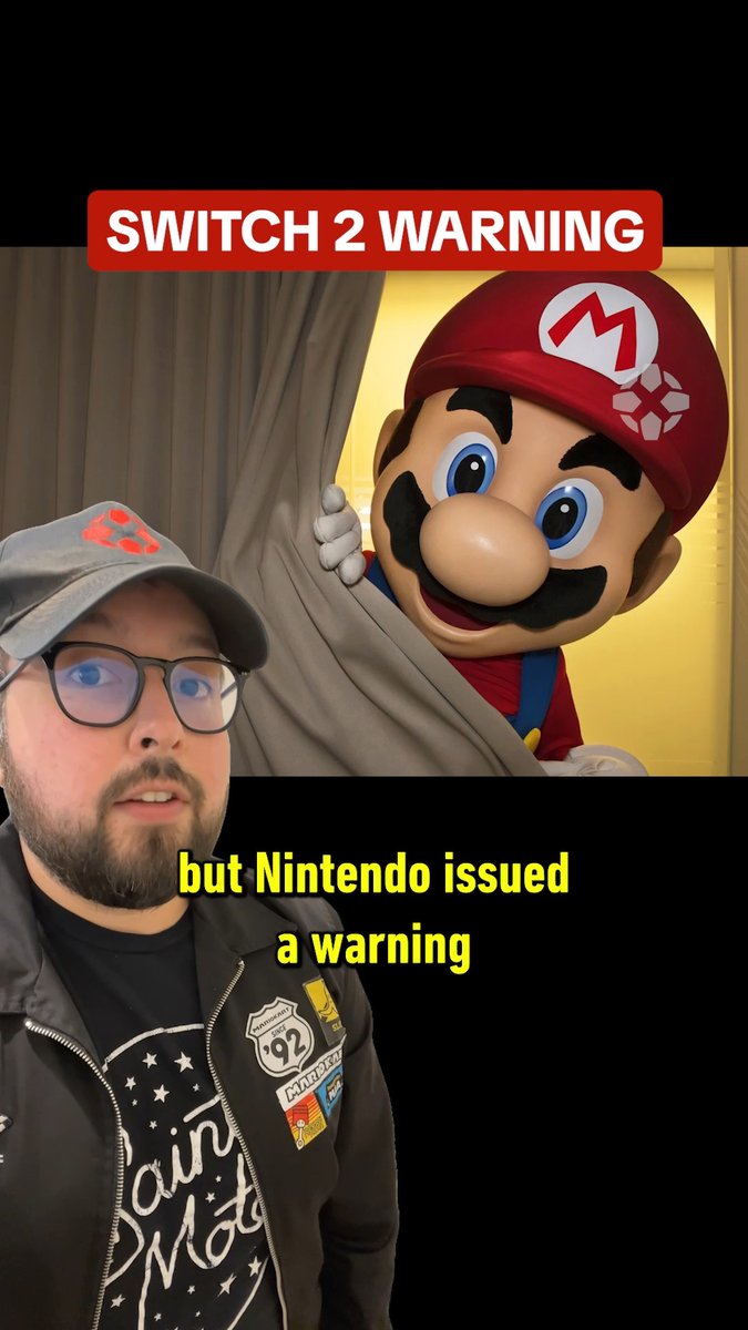 If you notice a protective film on your Switch 2 screen and want to peel it off - DON'T DO IT!