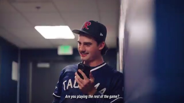 The phone call of a lifetime 💙 Cole Young called his parents and brother after getting the call to the bigs. #TridentsUp