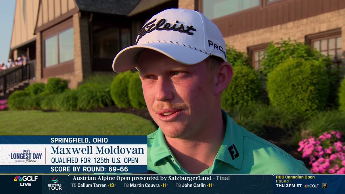 The King of Springfield? Maxwell Moldovan is now 4-for-4 in qualifying for the U.S. Open at Springfield Country Club.