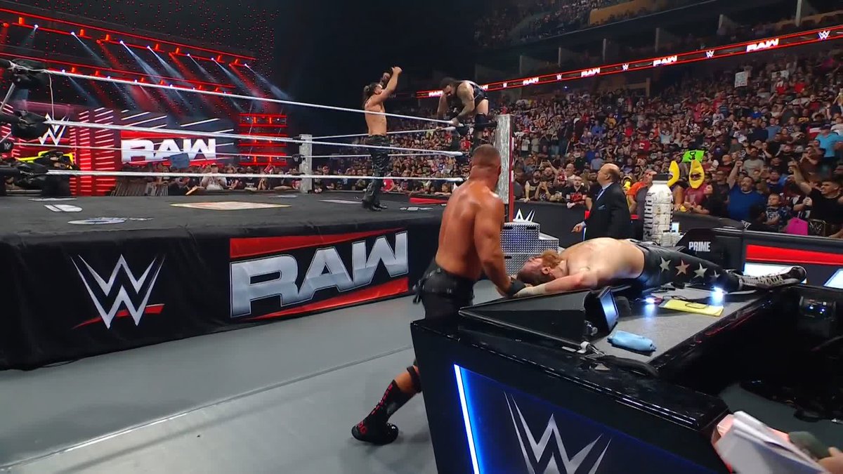 ROLLINS just got PUNK'D again! #WWERaw