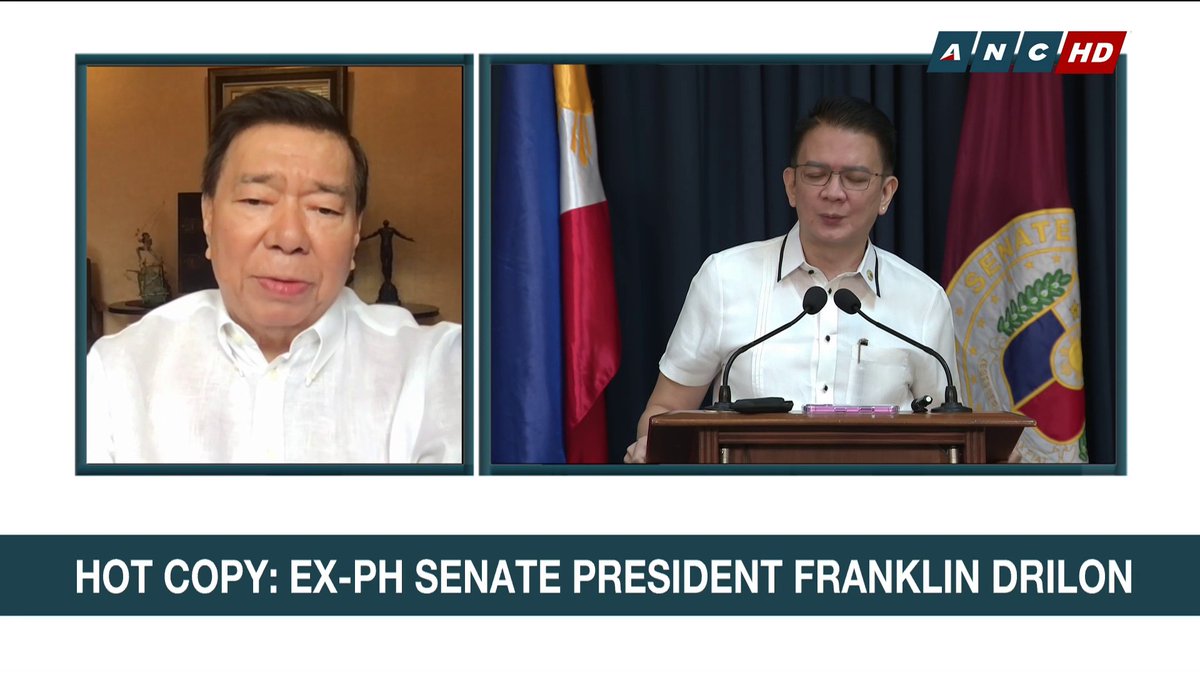 Former Senate president Franklin Drilon says "there is enough basis" for the 20th Congress to continue the impeachment trial against Vice President Sara Duterte, highlighting that the impeachment court has its own calendar. #ANCHeadstart
