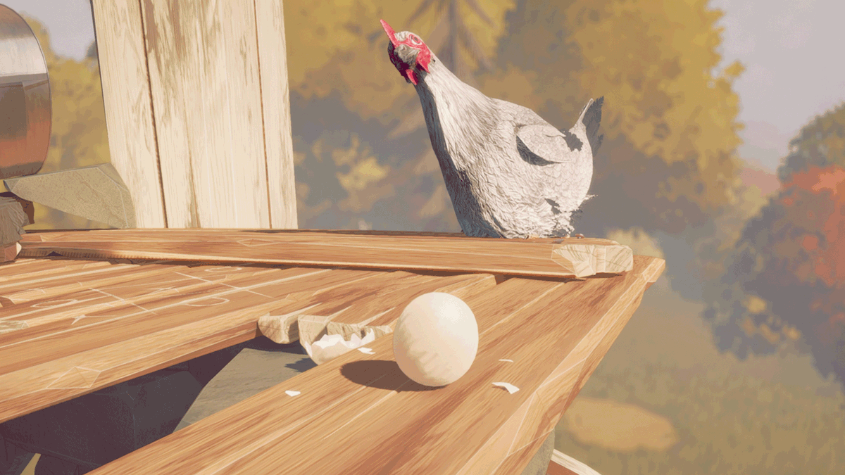 Egging On is an egg-based precision platformer where you roll, jump, and climb your way through a farm, shop, factory and more! Better time those jumps egg-cellently!