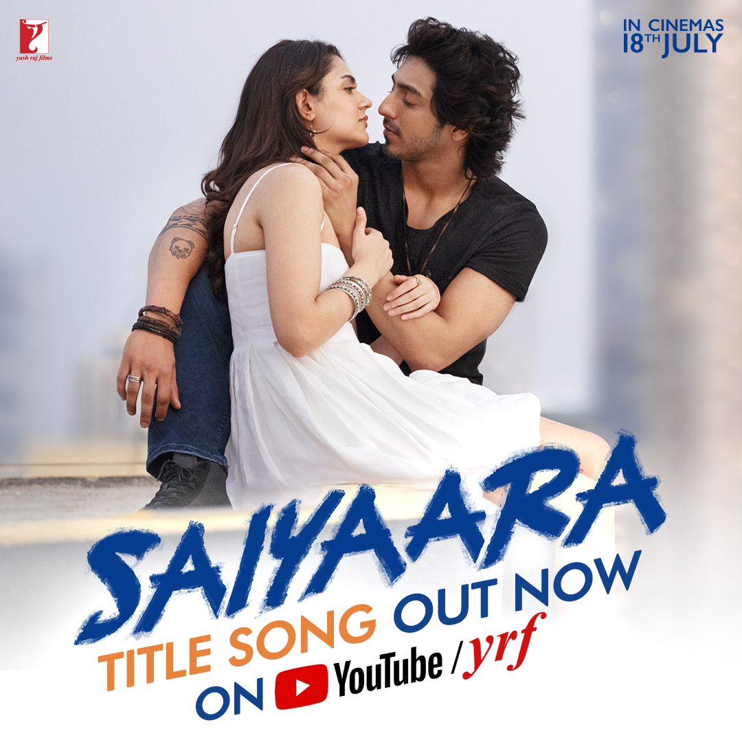 A song for those in love & also for those searching for it... ❤️ #SaiyaaraTitleSong out now – #Saiyaara only in cinemas on 18th July.