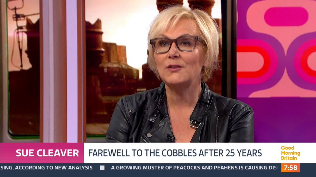 'He came back and it was joyus!' After 25 years, Eileen Grimshaw is waving goodbye to Coronation Street. Sue Cleaver tells Susanna Reid and Ed Balls about her decision to leave and Ryan Thomas' return to the cobbles.