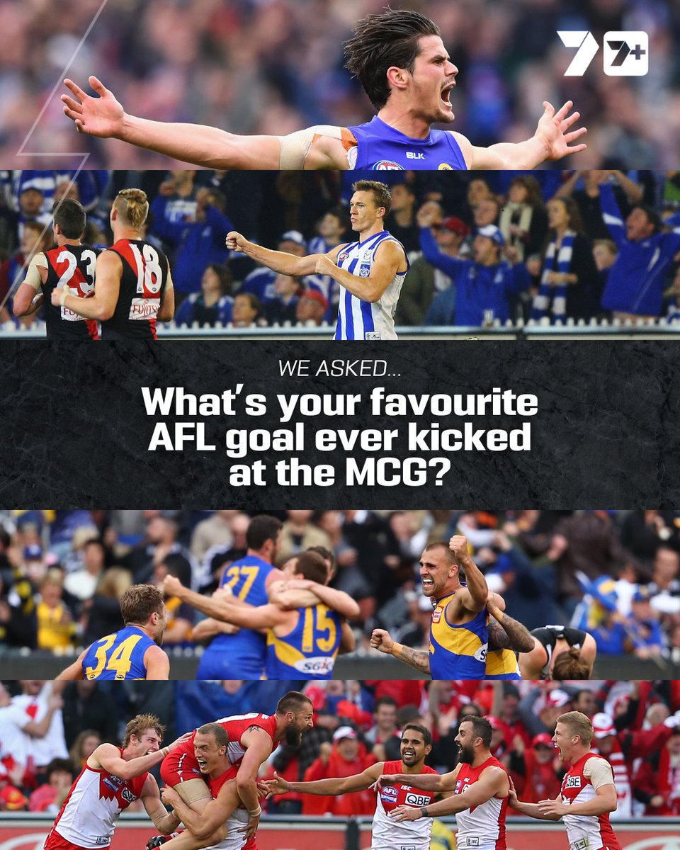 To mark the 80,000th AFL goal kicked at the Melbourne Cricket Ground, we asked you for your favourites of all time. And although we couldn't get to all of the hundreds of replies, here's some of the best to enjoy 🙌