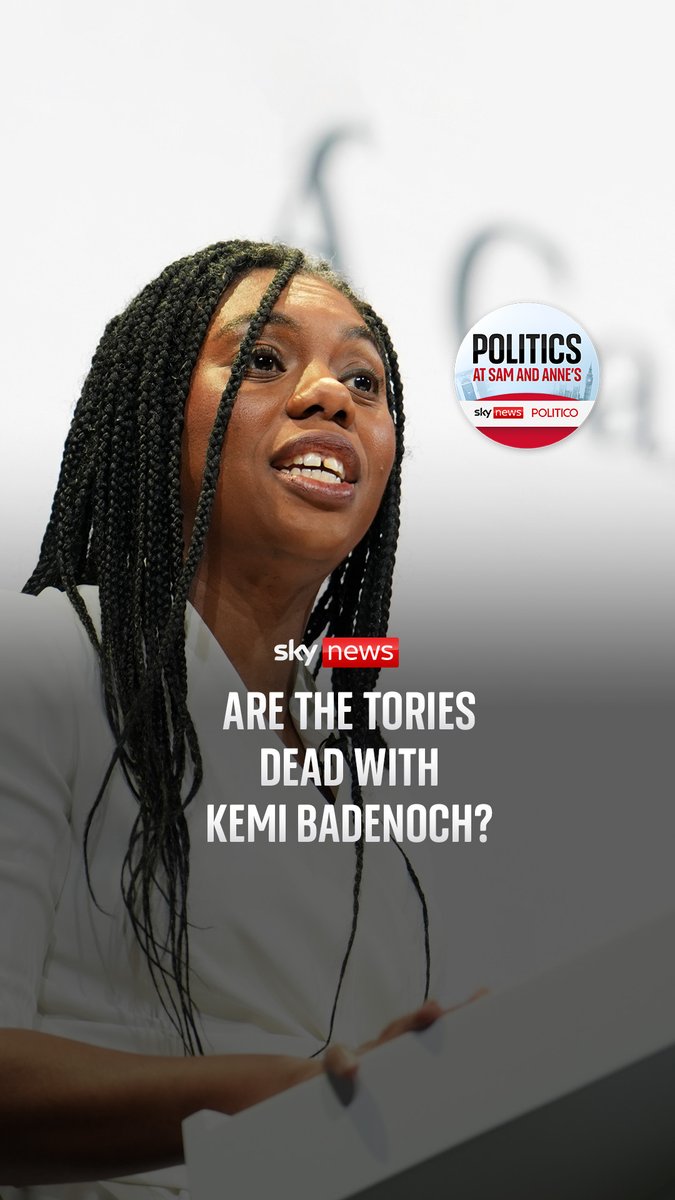 🌳 What is going to happen to Kemi Badenoch's opposition Tory party as they dwindle in opinion polls, and could the answer be a figure from the past? Sam Coates Sky and @AnneMcElvoy discuss this and more on the latest episode of Politics at Sam and Anne's Listen now 👇
