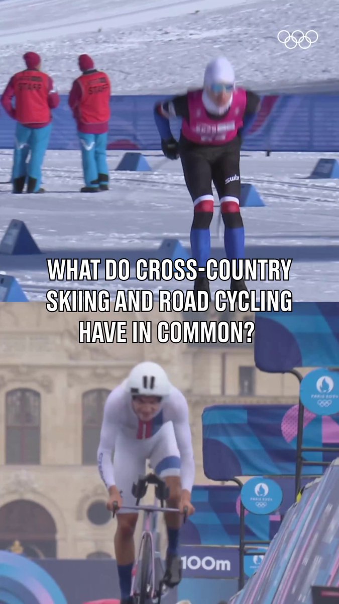 Mathias Vacek has transitioned from cross-country skiing to road cycling. ⛷️➡️🚴 At this year's Giro d'Italia, he compared the sports and explained how competing in cross-country skiing at the Winter Youth Olympic Games helped him on his journey. #GirodItalia #WorldBicycleDay