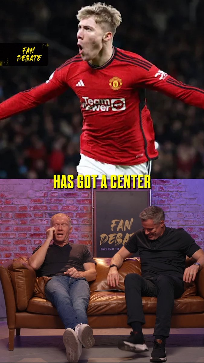 "You can see he's being weighed down in the shirt..." 😬 Is there still more to come from Rasmus Højlund in a Man Utd shirt? Scholsey thinks so! 🫡