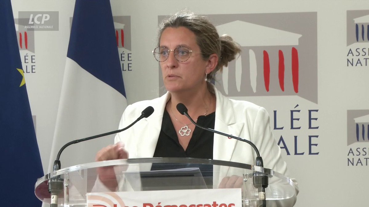 Incidents en marge de PSG-Inter Milan : "Qu'on ne partage pas le mot 'barbares' c'est un fait mais à aucun moment Bruno Retailleau n'a stigmatisé telle ou telle partie de la population", déclare Perrine Goulet (Les Démocrates). #DirectAN
