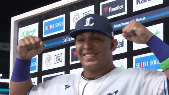 ／ 6/3 ヒーローインタビュー⚾️ ＼ 埼玉西武 #セデーニョ 選手✨ 日本語でライオンズファンへ向けて『ﾐﾅｻﾝ ﾀﾀﾞｲﾏー‼』🗣️ #seibulions #日本生命セ・パ交流戦2025 #交流戦 #セ・パ交流戦
