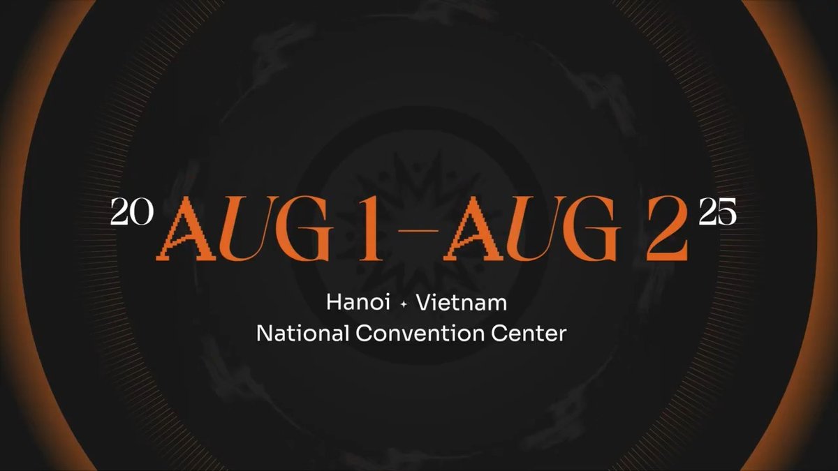 GM Vietnam 2025 officially returns in Ha Noi, co-hosted by SSID and Kyros Ventures, bringing together Vietnam’s capital with the world’s leading blockchain minds 🔥 🎟️ Ticket sales are now open — secure your spot here: 🎁 Exclusive gifts await the first 100 registrants. This event goes beyond a conference, marking a key milestone in the nation’s digital evolution. We eagerly anticipate your presence! 📍 August 01–02, 2025 📌 National Convention Center, Ha Noi 📰 Full announcement: #GMVN25 #VietnamBlockchainWeek #HaNoi
