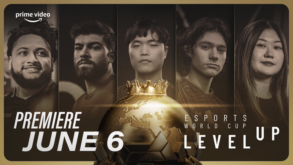 Tears or Trophy. The story begins here. 📺 5 Episodes. Many Stories. Esports World Cup: Level Up is coming to Prime Video on Friday, June 6th!