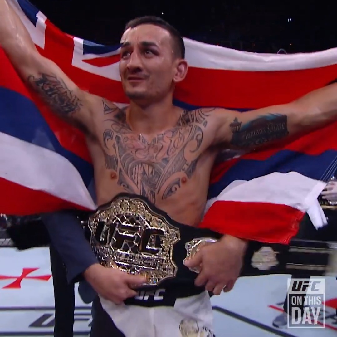 A 25 year old Max Holloway finishing Jose Aldo in Rio to become UFC champion will always be legendary 🏆