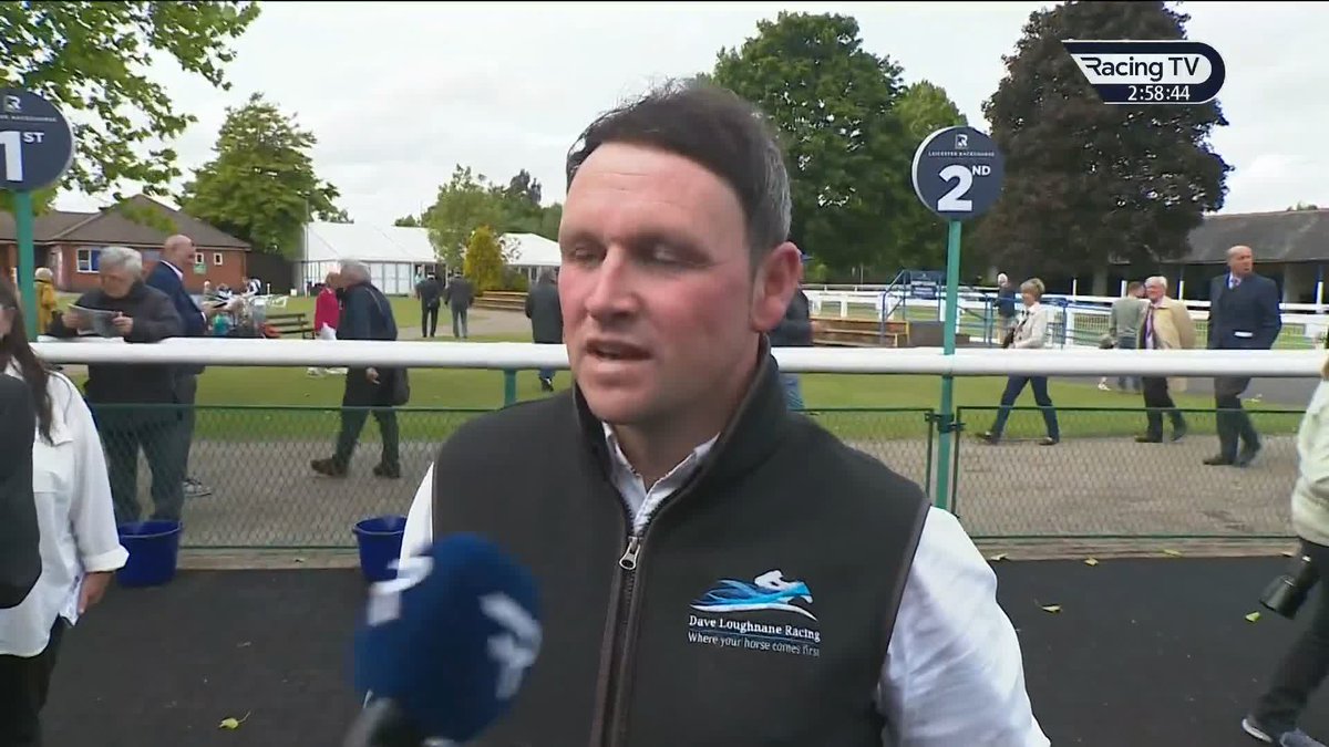 "A great win for the yard." DaveLoughnaneRacing explains that €2k buy Amberia was bought by his assistant, who also owns this filly along with a stable work rider and the farrier! The offers are likely to come in now after debut success by six lengths at Leicester Racecourse