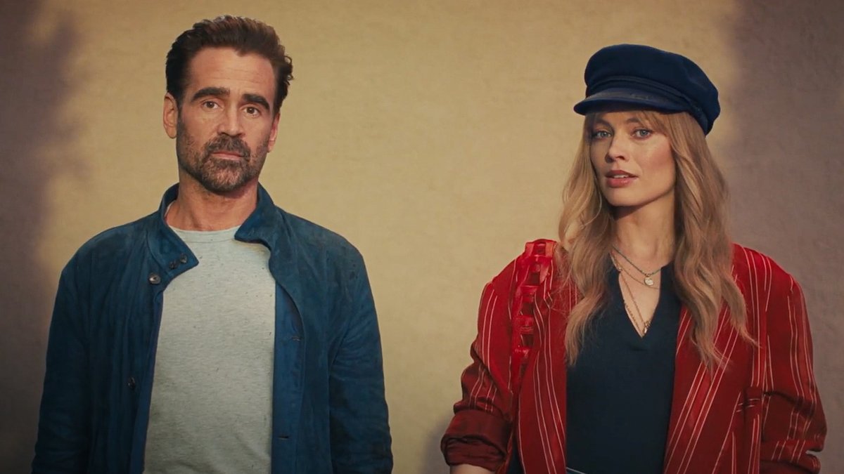 Margot Robbie and Colin Farrell star in the trailer for #ABigBoldBeautifulJourney.
