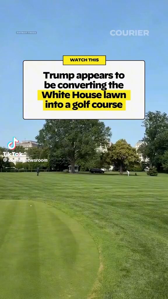 From the man who said he wouldn’t have the time to golf because he’d be too busy winning for the American people.
