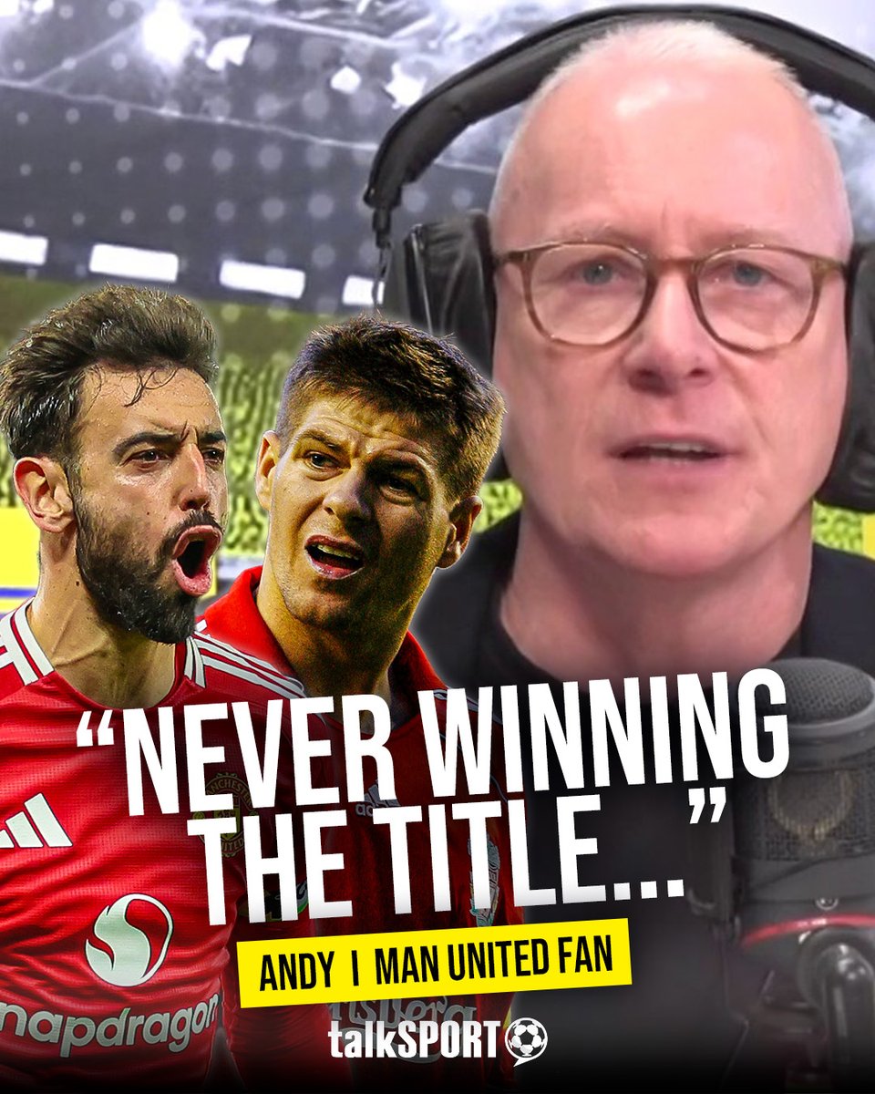 😬 "He's looking like Steven Gerrard!" 😫 "Dragging his terrible team through and never winning big titles!" #MUFC fan fears Bruno Fernandes is being TOO LOYAL and could end up like Gerrard at #LFC 👀