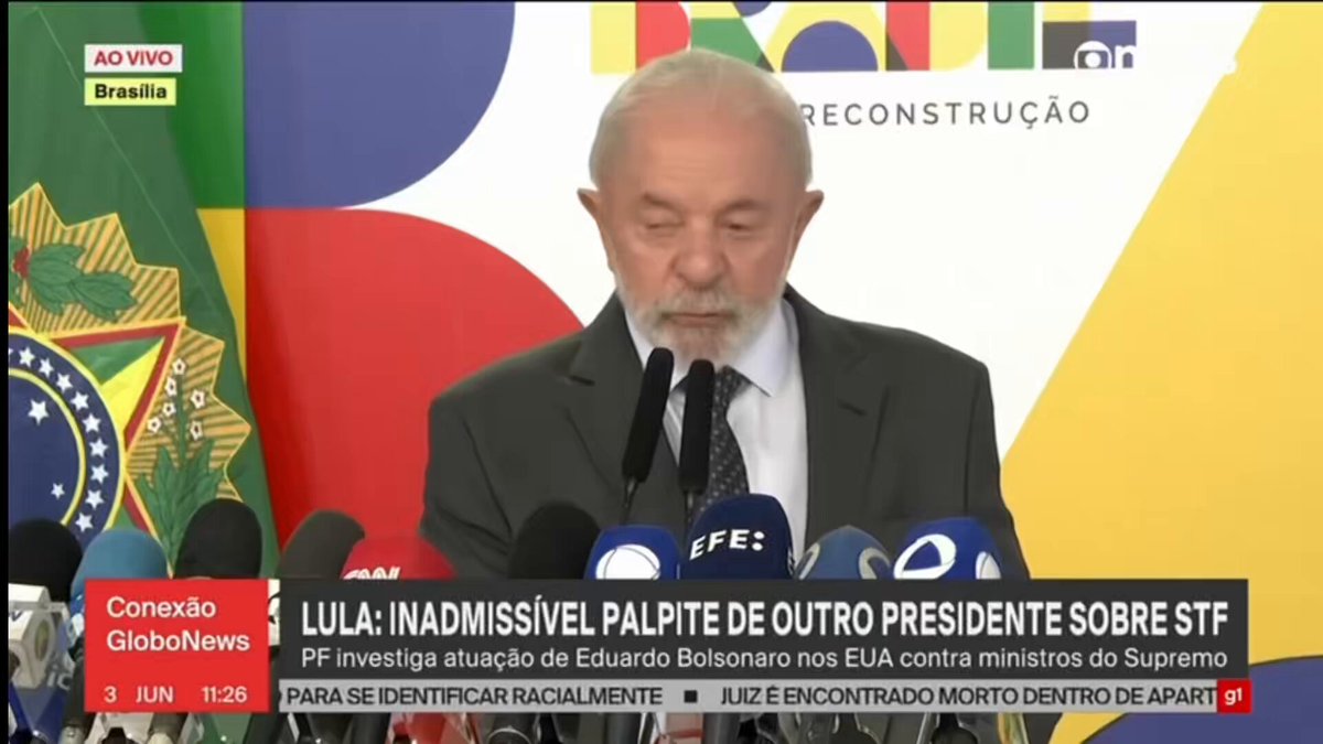 IMPERDÍVEL! Lula sobe o tom contra o Eduardo Bolsonaro e diz que ataques que ele promove contra o Brasil nos EUA É “terrorismo”