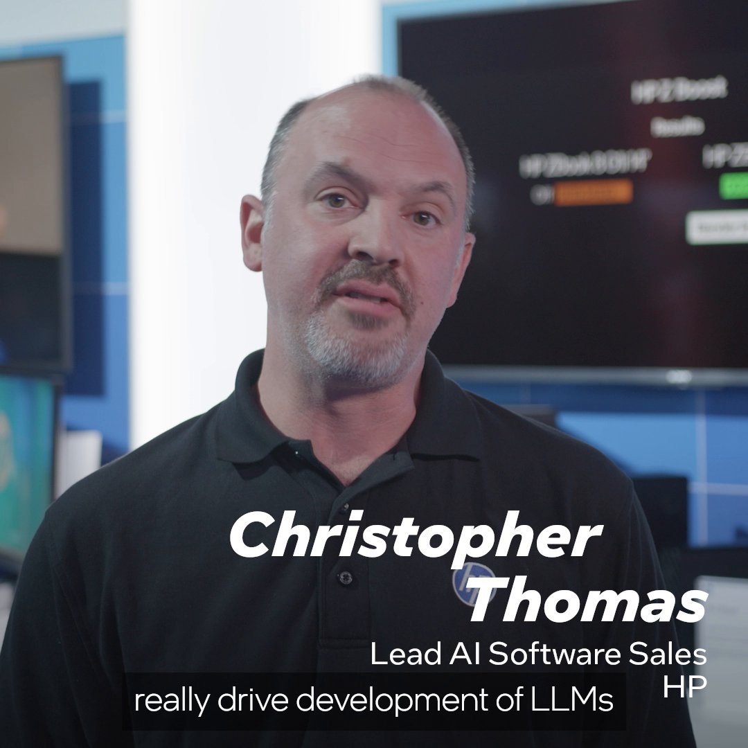 Edge development and LLMs and #GenAI, oh my! 👩‍💻🔎✨ Christopher Thomas shares how HP is driving development for their customers’ next-gen applications—and changing the world. That’s the power of #IntelInside. Now on Mic Check With #Intel.