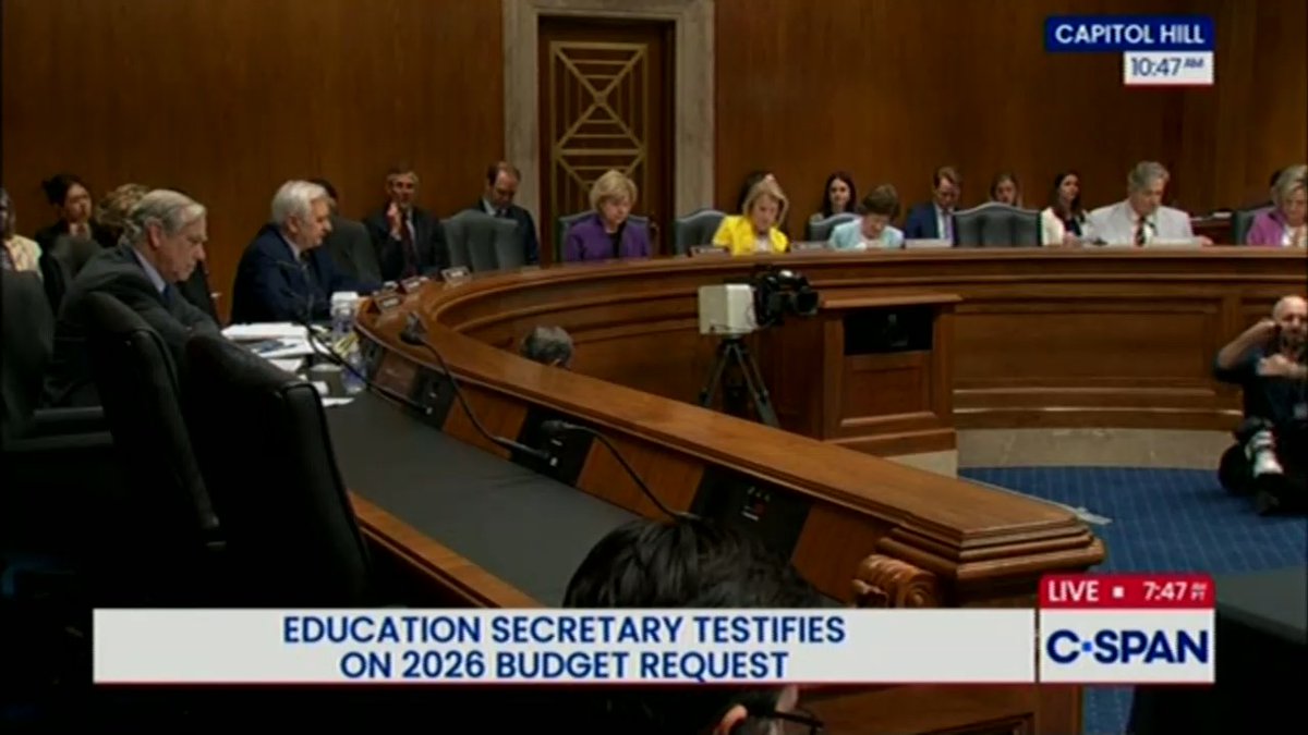 Sen. Reed: I'm not a great mathematician, but you were talking about $1 trillion. I believe 1.5 billion times 10 is $15 billion. That's a little bit off from $1 trillion Trump's Education Secretary: I think the budget cuts $1.2 billion Sen. Reed: That would be $12 billion, not a trillion dollars Education Secretary: Ok