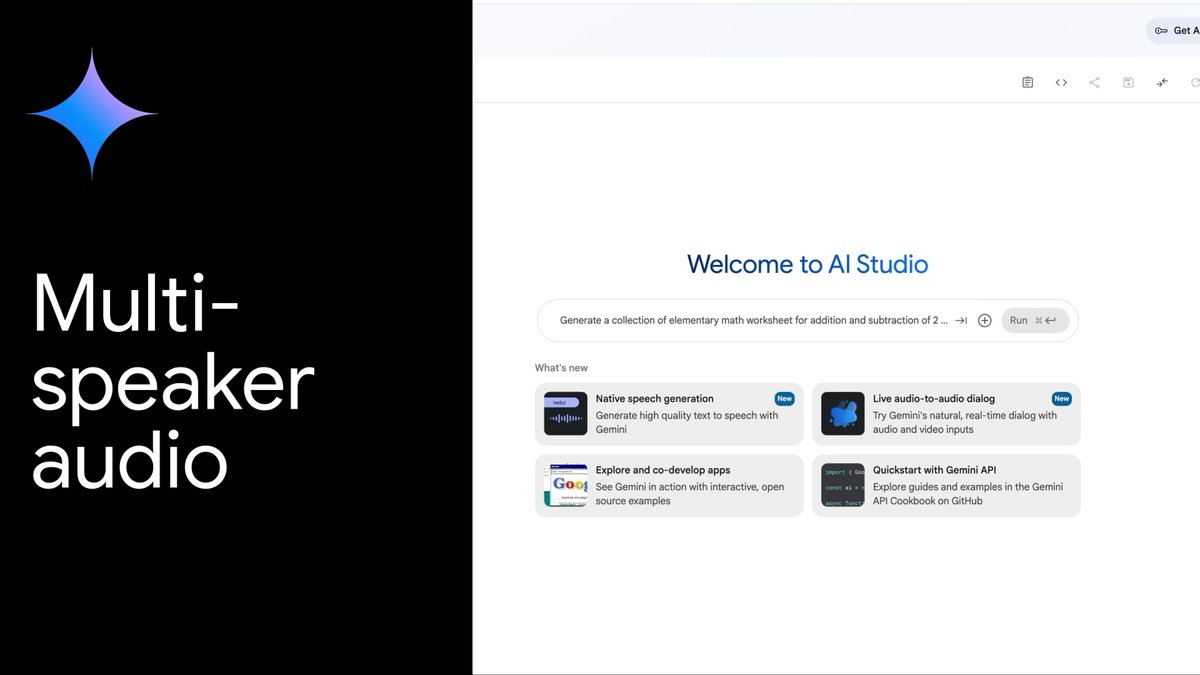 Our native audio capabilities are making AI conversations more natural – from understanding tone to generating expressive speech. ✍️🗣️ This could open up new possibilities for how we interact with AI. Developers, try it through Google AI Studio. Learn more. ↓