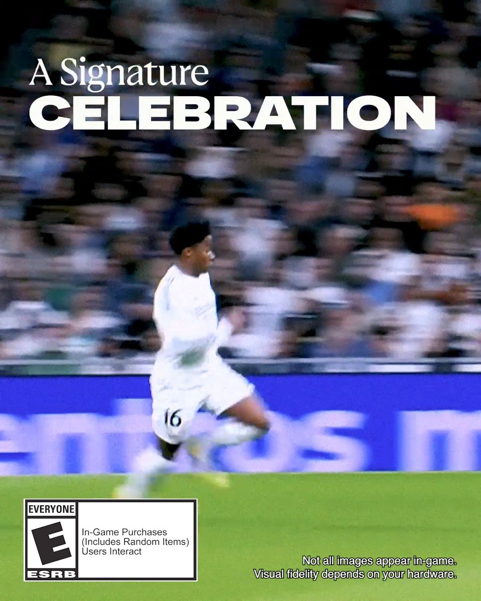 An all-new signature celebration for a future star. Recreate Endrick’s celebration in #FC25.