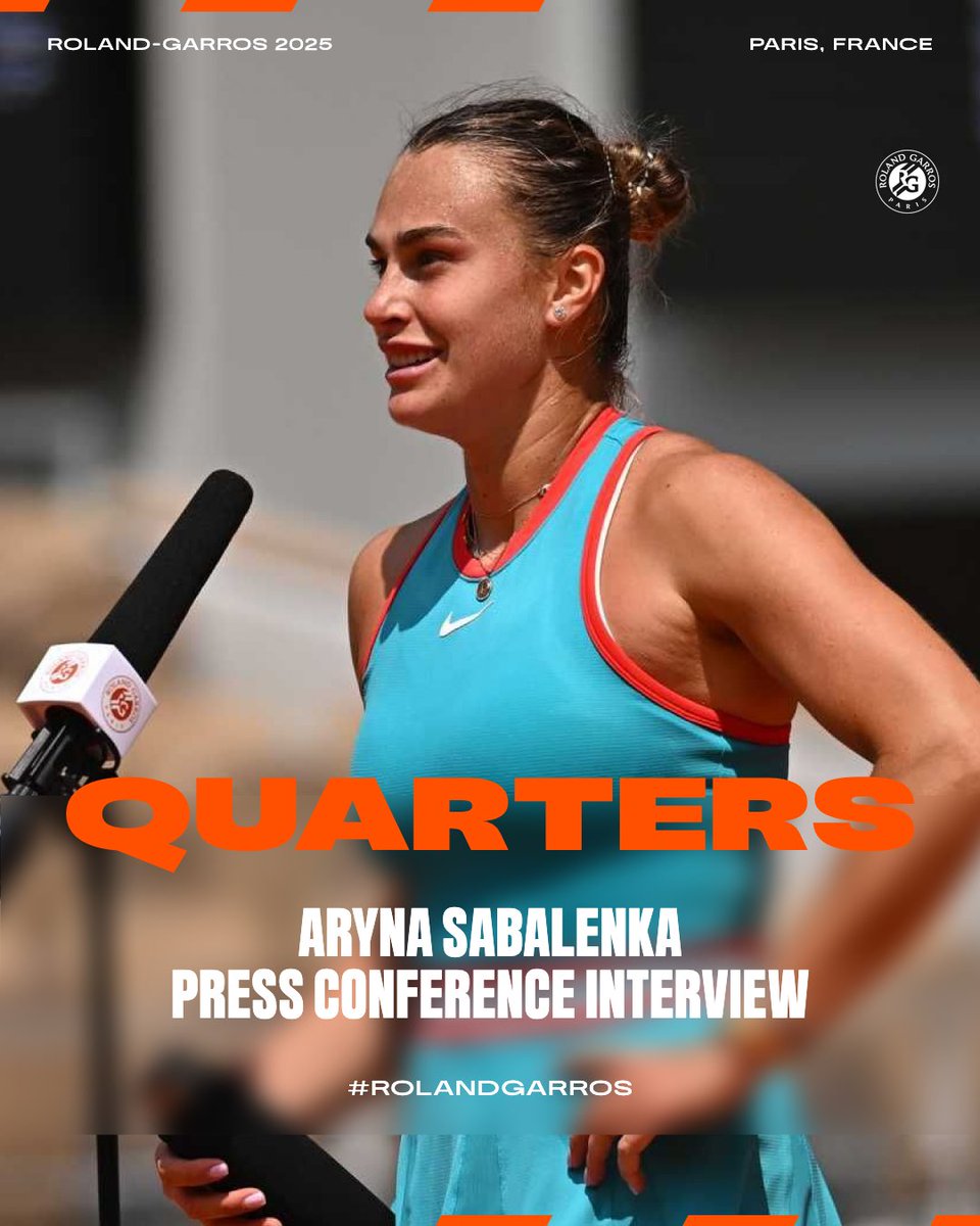 Aryna Sabalenka spoke about how her & Iga Swiatek’s relationship has developed: “Before, there wasn’t any communication or practices with her. But now we get along better. We practice more often. We know each other quite well.” ❤️