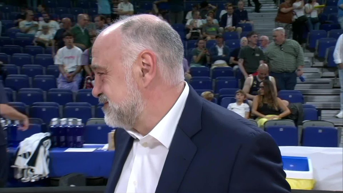 Real Madrid ile Baskonia arasında oynanacak olan İspanya Ligi Play-Off maçı öncesinde; Real Madrid'de yıllardır birlikte çalışan Pablo Laso ile Chus Mateo, bir araya gelerek hasret giderdiler.
