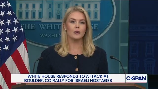 .Karoline Leavitt on Boulder attack: "This tragedy is a sobering reminder of the consequences of the Biden administration's failed policies."