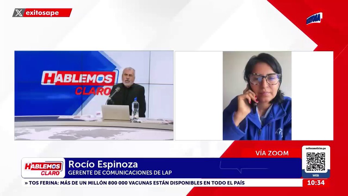 "El tumulto de gente en el Aeropuerto no son pasajeros, son curiosos, visitantes, que quieren ir a comer a los restaurantes" Rocio Espinoza, gerente de comunciones de LAP ¿Cree que somos idiotas? ¡Indignante!