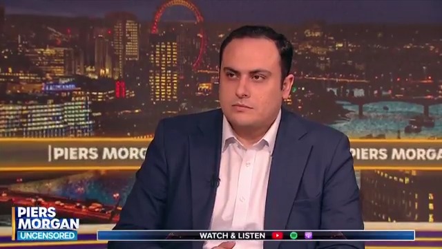 "There is NO justification for that scale of terrorist attack." Piers Morgan speaks to journalist Ahmed Alanouq, who in April tweeted that he blamed Piers for the mass murder of over 20 of his family. Watch more 👇 📺 Piers Morgan | Ahmed Alnaouq