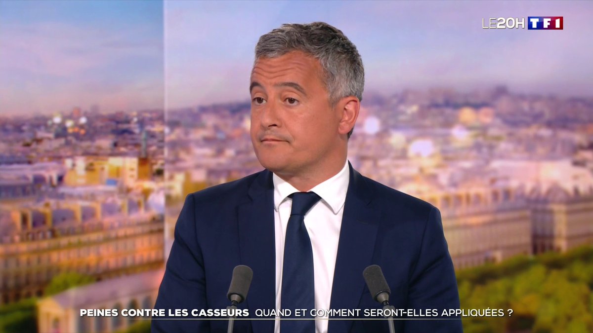🔴 "J'espère que dès septembre nous puissions faire supprimer le sursis et mettre en place des peines minimales dans une proposition de loi" annonce Gérald DARMANIN