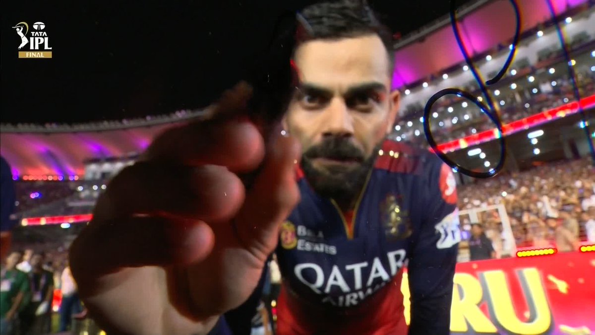Signed, sealed, delivered. The IPL trophy is yours, Virat Kohli ✅