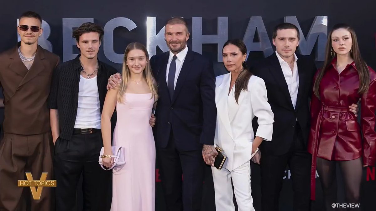 BROOKLYN BECKHAM HIRES LAWYER OVER FAMILY FEUD: 'The View' co-hosts weigh in on rumors of Beckham family drama stemming from son Brooklyn's wedding to actress Nicola Peltz where she reportedly clashed with her mother-in-law Victoria.