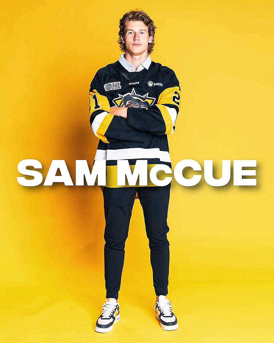 🎬 Get to know Sam McCue. Sam joins Brantford after his best season in the OHL, notching 36 goals including 18 in just 20 games with Flint. The Maple Leafs prospect brings championship experience, having hoisted the Robertson Cup in 2023. #BFD | #OHL | #LeafsForever