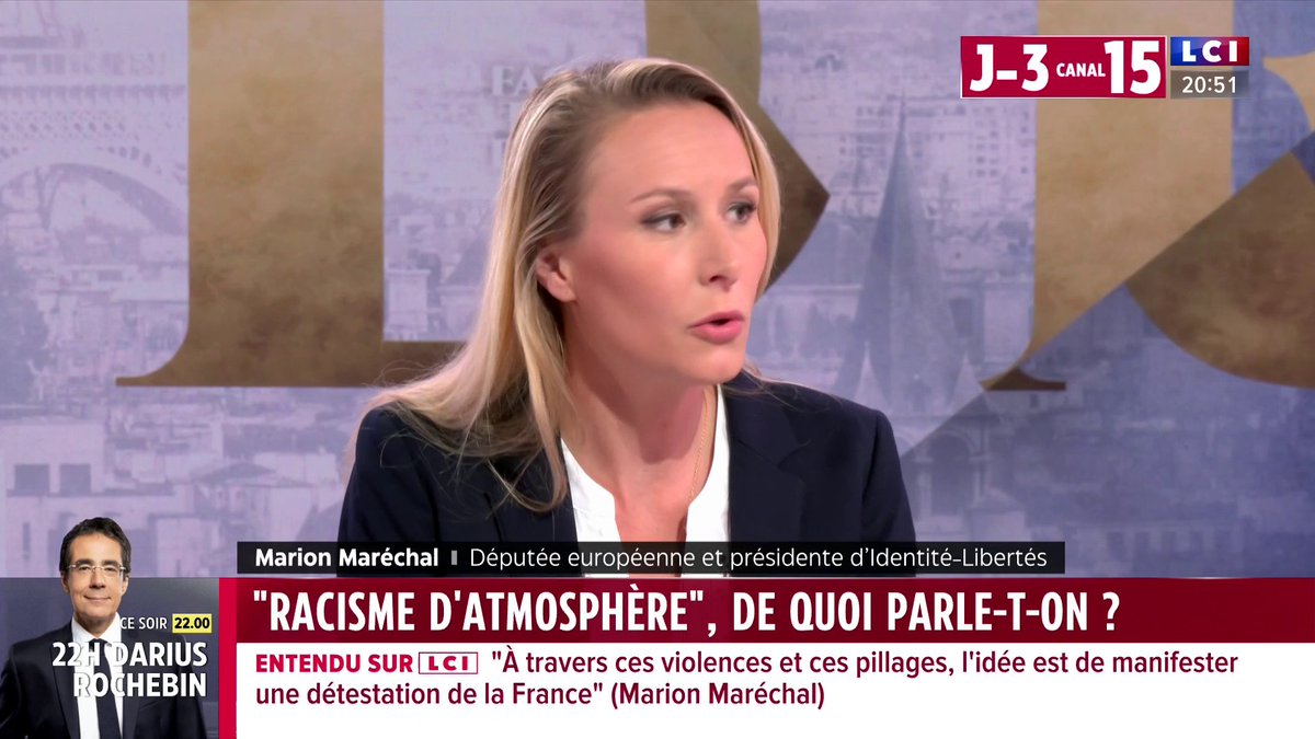 "Le problème de Bruno Retailleau, c’est le gouvernement dans lequel il s’inscrit" estime Marion Maréchal ▶️ Darius Rochebin