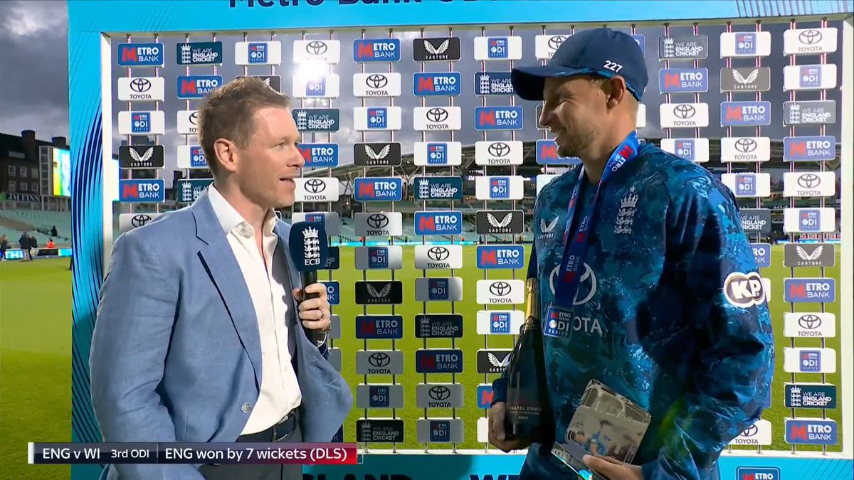 🗣️ "Try and be consistent within your practice" Joe Root is the Player of the Series and explains the key to his success 🌟