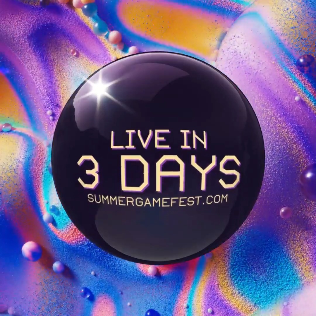 Just 3 days until #SummerGameFest is live on Friday! Streaming at 5p ET / 2p PT / 9p GMT from YouTube Theater with special guests and thousands of fans. A look at what's new and next in video games.