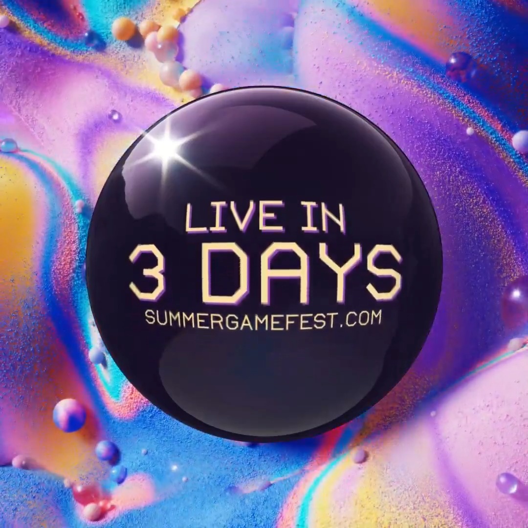 Ok, just 3 days until #SummerGameFest streams live on Friday at 5p ET / 2p PT / 9p GMT. See you then at