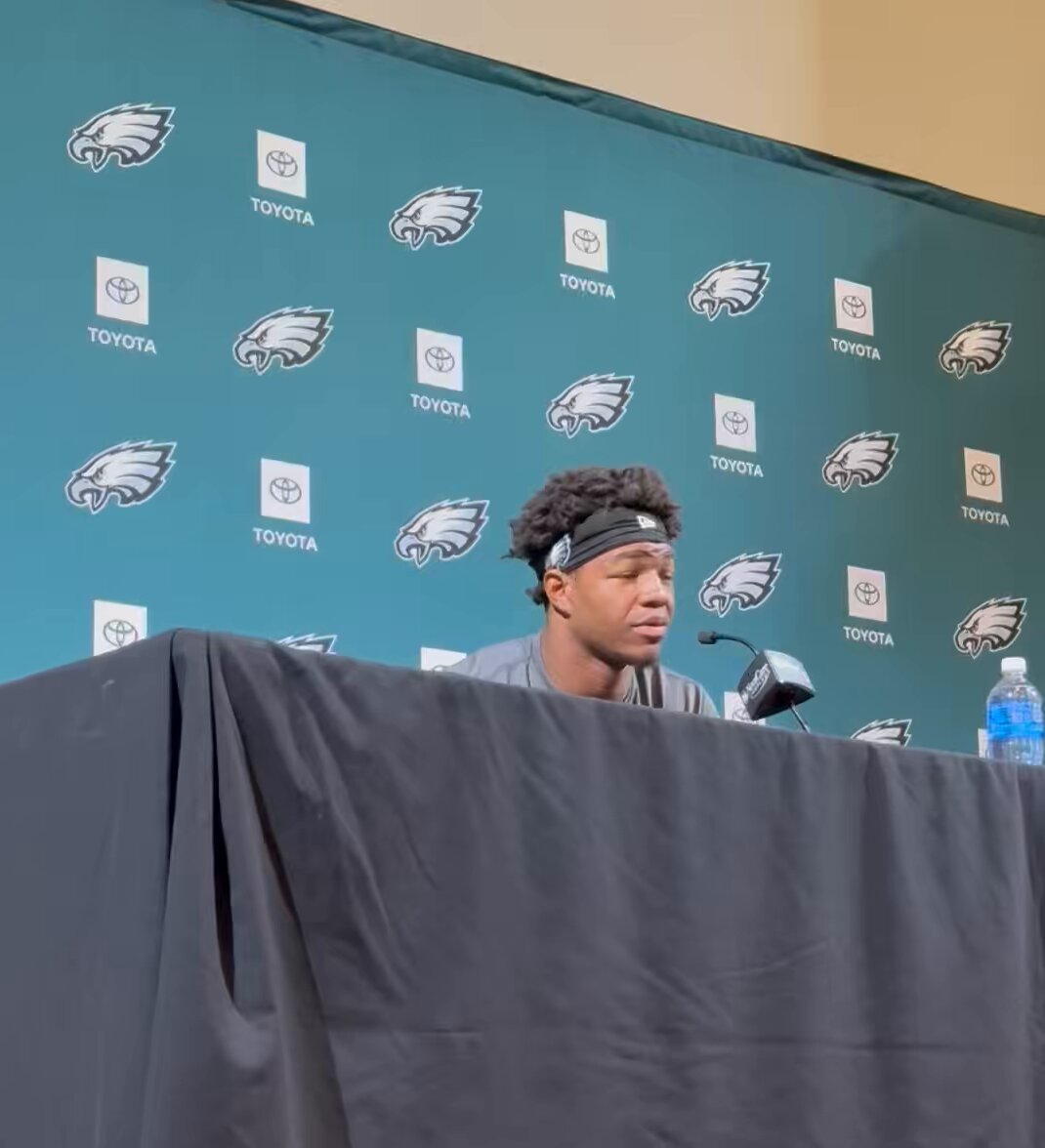 Nolan Smith spoke about what went into playing the entire second half of Super Bowl LIX with a torn tricep “It put a smile on my face to be an unselfish person”