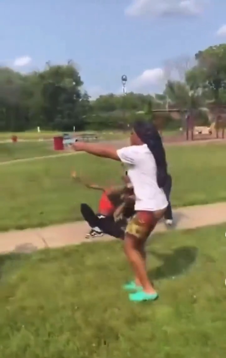 There's obviously a lot of disturbing things in this video but the most concerning IMO is at the end of the video you can see several women with small children either filming or chirping after gun shots had been fired. I'd hope to see them take their kids as far as possible from this scenario as soon as the degenerate behavior started but.... nope. #CityLife #decay #FailedState #crime #kids #environment #acclimatization #urban #democrats #snap #ebt