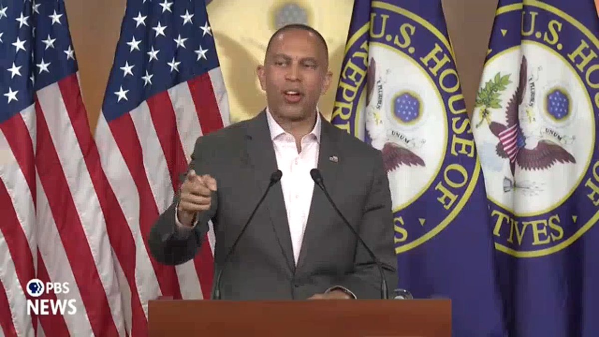 Leader Jeffries on masked ICE agents: "This is not the Soviet Union. We're not behind the Iron Curtain. This is not the 1930s and every single one of them, no matter what it takes, no matter how long it takes, will, of course, be identified. That, in fact, is the law"