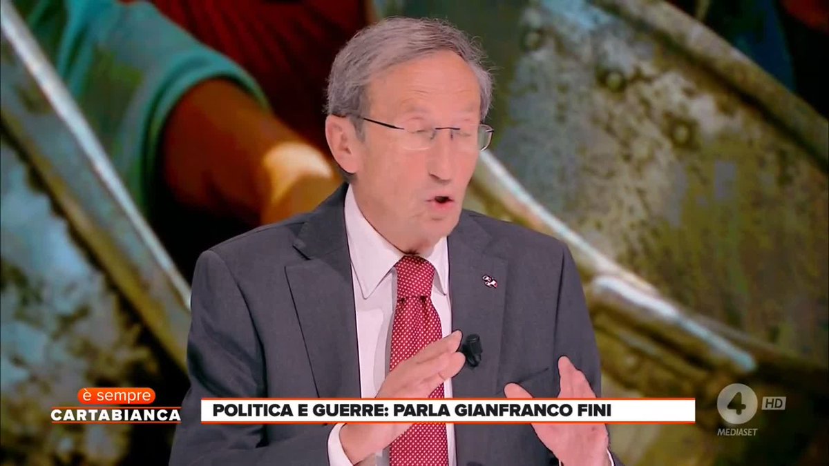 "Il 7 ottobre sono stati uccisi più ebrei in quanto ebrei rispetto a quando erano ancora attive le camere a gas dei nazisti? Non erano mai stati uccisi 2mila e più ebrei in un colpo solo" Gianfranco Fini a #ÈsempreCartabianca