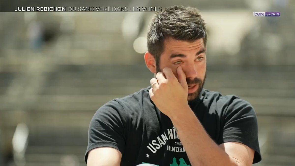 🥹 Julien Rebichon, Handballeur et capitaine emblématique fait ses adieux à l'USAM Nîmes Gard ce soir... 💚🤾 "Julien Rebichon, du sang vert dans les veines", un entretien exclusif et riche en émotions ! #Handaction #beINSPORTS