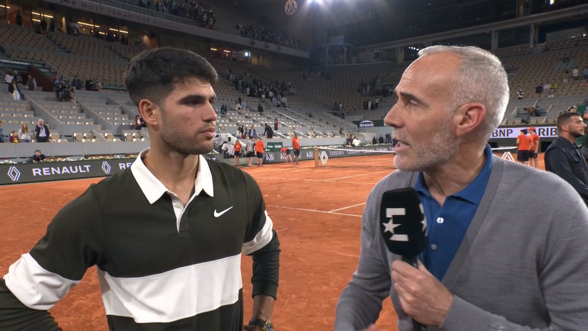 🔥 "Hoy el partido ha rozado la perfección" 🧡 Carlos Alcaraz analiza su exhibición ante Tommy Paul junto a Alex Corretja y levanta la ilusión antes de las semifinales #RolandGarros