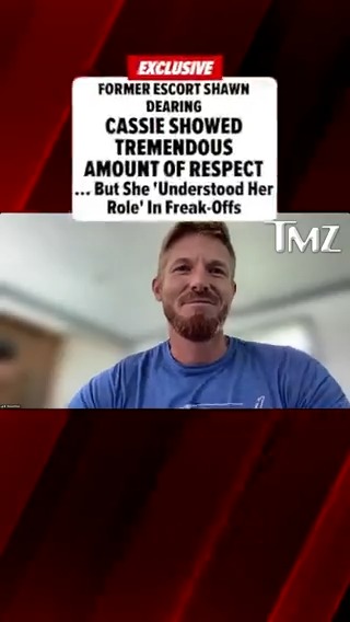 Shawn Dearing, a former escort who took part in sexual encounters with #Diddy and #Cassie during their relationship, says Cassie always treated him with respect. Full, #exclusive story on the TMZ Live conversation: