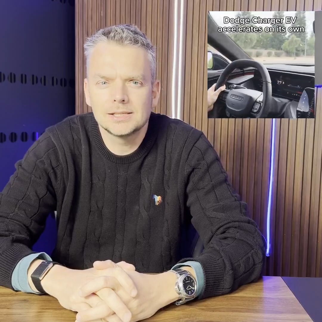 Why did our new Dodge Charger EV start accelerating on its own? We discuss on the latest CarCast 🔉👇