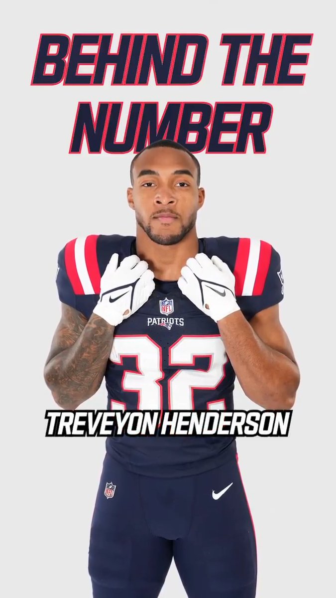 TreVeyon Henderson has a special reason for wearing No. 32 🫶 @patriots | TreVeyon Henderson